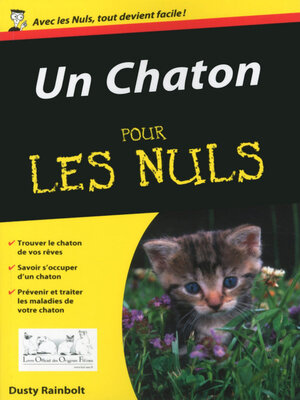 cover image of Un Chaton Pour les Nuls